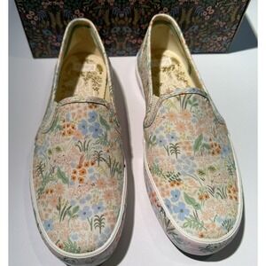 Keds Riffle Paper Co. Floral Women's Slip Ons Size 7 Flats Shoes